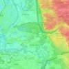 Mappa topografica Herkenbosch, altitudine, rilievo