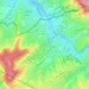 Mappa topografica Sippenaeken, altitudine, rilievo