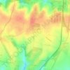 Mappa topografica Puiseux-en-France, altitudine, rilievo