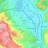 Mappa topografica Ballern, altitudine, rilievo