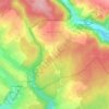 Mappa topografica Schwarzenborn, altitudine, rilievo
