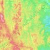 Mappa topografica Полевской городской округ, altitudine, rilievo