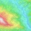 Mappa topografica Roncola, altitudine, rilievo