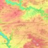 Mappa topografica 74532, altitudine, rilievo
