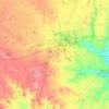 Mappa topografica Fairfield Township, altitudine, rilievo