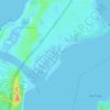 Mappa topografica Wannanup, altitudine, rilievo