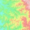 Mappa topografica Salamanca, altitudine, rilievo
