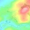 Mappa topografica Scartaglin, altitudine, rilievo