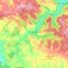 Mappa topografica Thin-le-Moutier, altitudine, rilievo