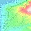 Mappa topografica Campo Calabro, altitudine, rilievo