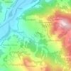 Mappa topografica Montalbero, altitudine, rilievo
