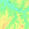 Mappa topografica Rio Palha, altitudine, rilievo