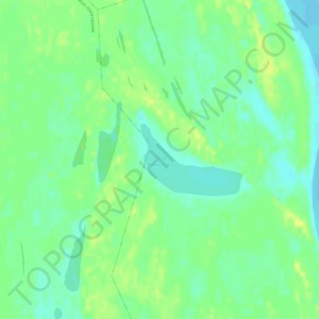 Mappa topografica озеро Капылово, altitudine, rilievo