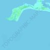 Mappa topografica Gun Cay, altitudine, rilievo