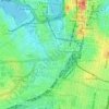 Mappa topografica UTS Alumni Green, altitudine, rilievo