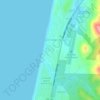 Mappa topografica Gleneden Beach State Recreation Site, altitudine, rilievo