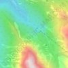 Mappa topografica Val Brenta, altitudine, rilievo