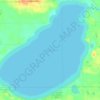 Mappa topografica Lake Poinsett, altitudine, rilievo