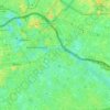 Mappa topografica Köllnischer Park, altitudine, rilievo
