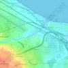 Mappa topografica Lama Balice, altitudine, rilievo