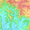 Mappa topografica Kaal River, altitudine, rilievo