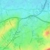 Mappa topografica Bellenden, altitudine, rilievo