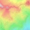 Mappa topografica Lago di Luca, altitudine, rilievo