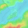 Mappa topografica Pfaueninsel, altitudine, rilievo