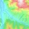 Mappa topografica Армхи, altitudine, rilievo