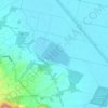 Mappa topografica Lago della Gherardesca, altitudine, rilievo