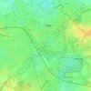 Mappa topografica Vestingen, altitudine, rilievo