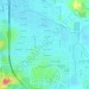 Mappa topografica Kampung Kubu Gajah, altitudine, rilievo