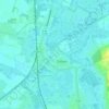 Mappa topografica Schloss Zossen, altitudine, rilievo