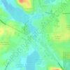 Mappa topografica Dollar Lake, altitudine, rilievo