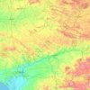 Mappa topografica Sierra Morena, altitudine, rilievo