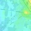 Mappa topografica Borland Leckie Park, altitudine, rilievo