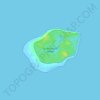 Mappa topografica South Sentinel Island, altitudine, rilievo