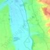 Mappa topografica Günz, altitudine, rilievo