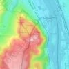 Mappa topografica Rodderberg, altitudine, rilievo