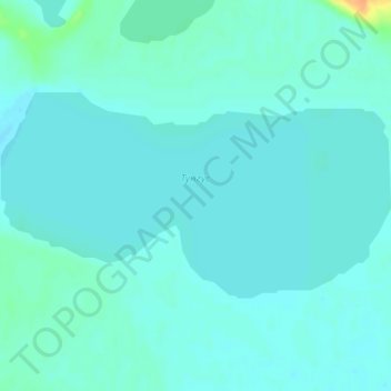 Mappa topografica Тунгус, altitudine, rilievo
