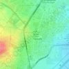 Mappa topografica Parque del edificio Atenea, altitudine, rilievo