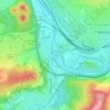 Mappa topografica Saar, altitudine, rilievo