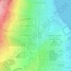 Mappa topografica Сквер 80-летия Краснодарского края, altitudine, rilievo