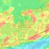 Mappa topografica Lake Laurentian Conservation Area, altitudine, rilievo
