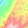 Mappa topografica Mesones, altitudine, rilievo