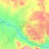 Mappa topografica Big Bend Ranch State Park, altitudine, rilievo