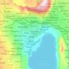 Mappa topografica Nakuru, altitudine, rilievo