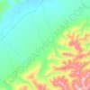 Mappa topografica Орокот, altitudine, rilievo