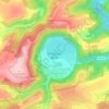 Mappa topografica Meerfelder Maar, altitudine, rilievo