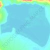 Mappa topografica Laguna Colorada, altitudine, rilievo